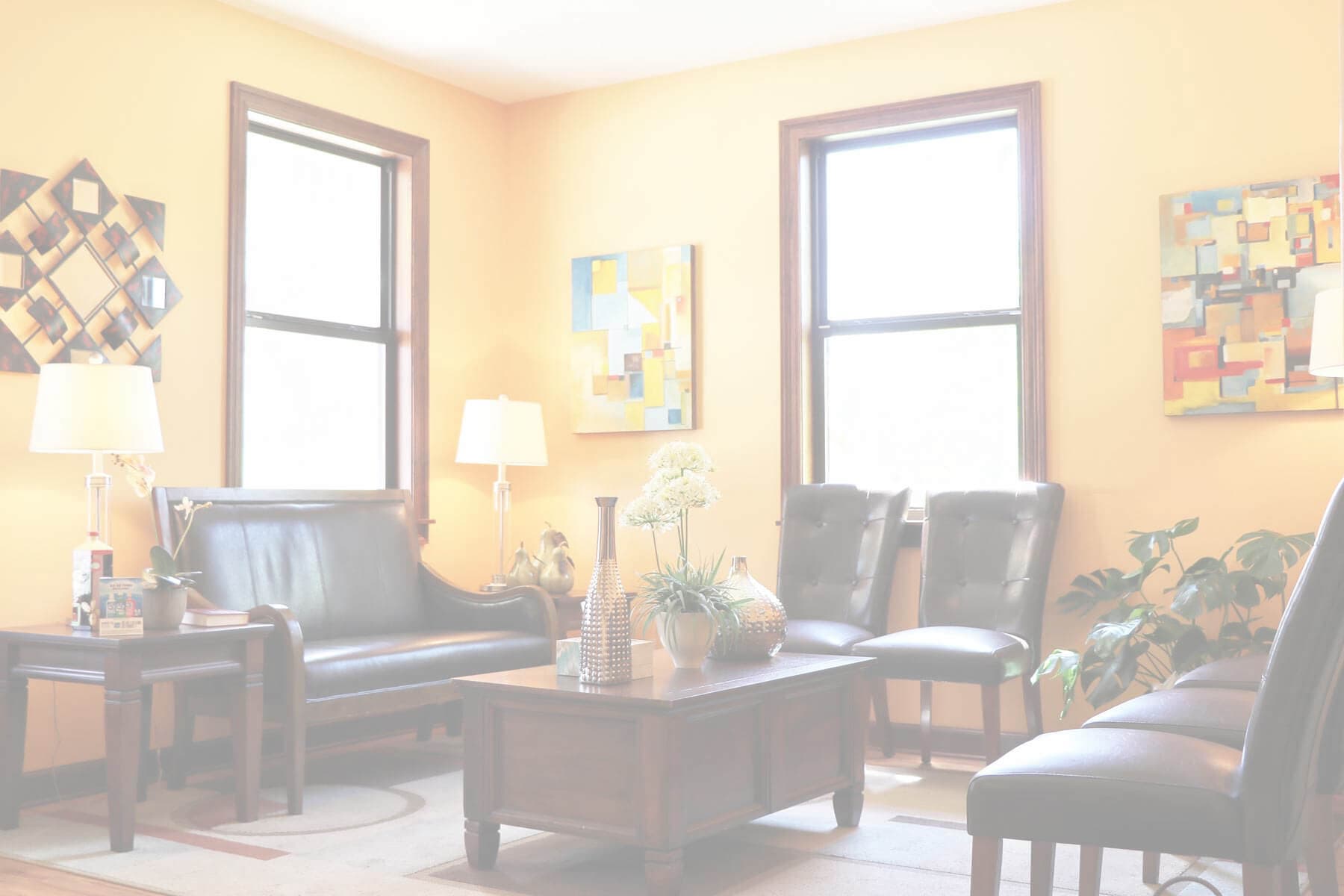 A calm and reassuring view of a dental examination room.